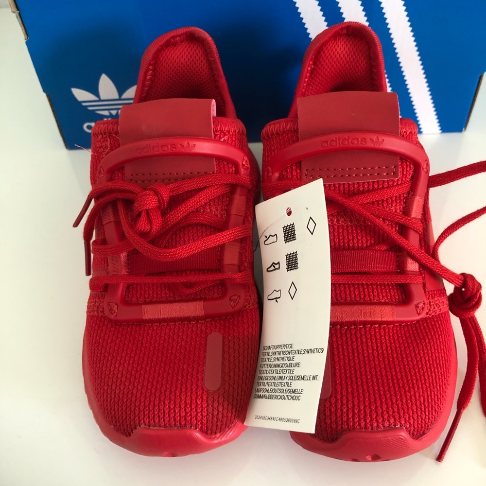 NWT Kids Red Adidas